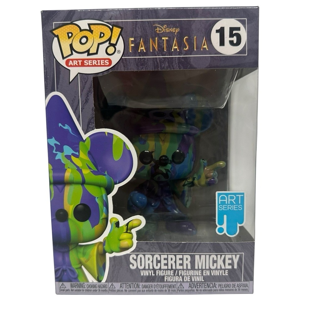 Funko POP Art Series Disney Fantasia Sorcerer Mickey 15 Vinyl Figure New